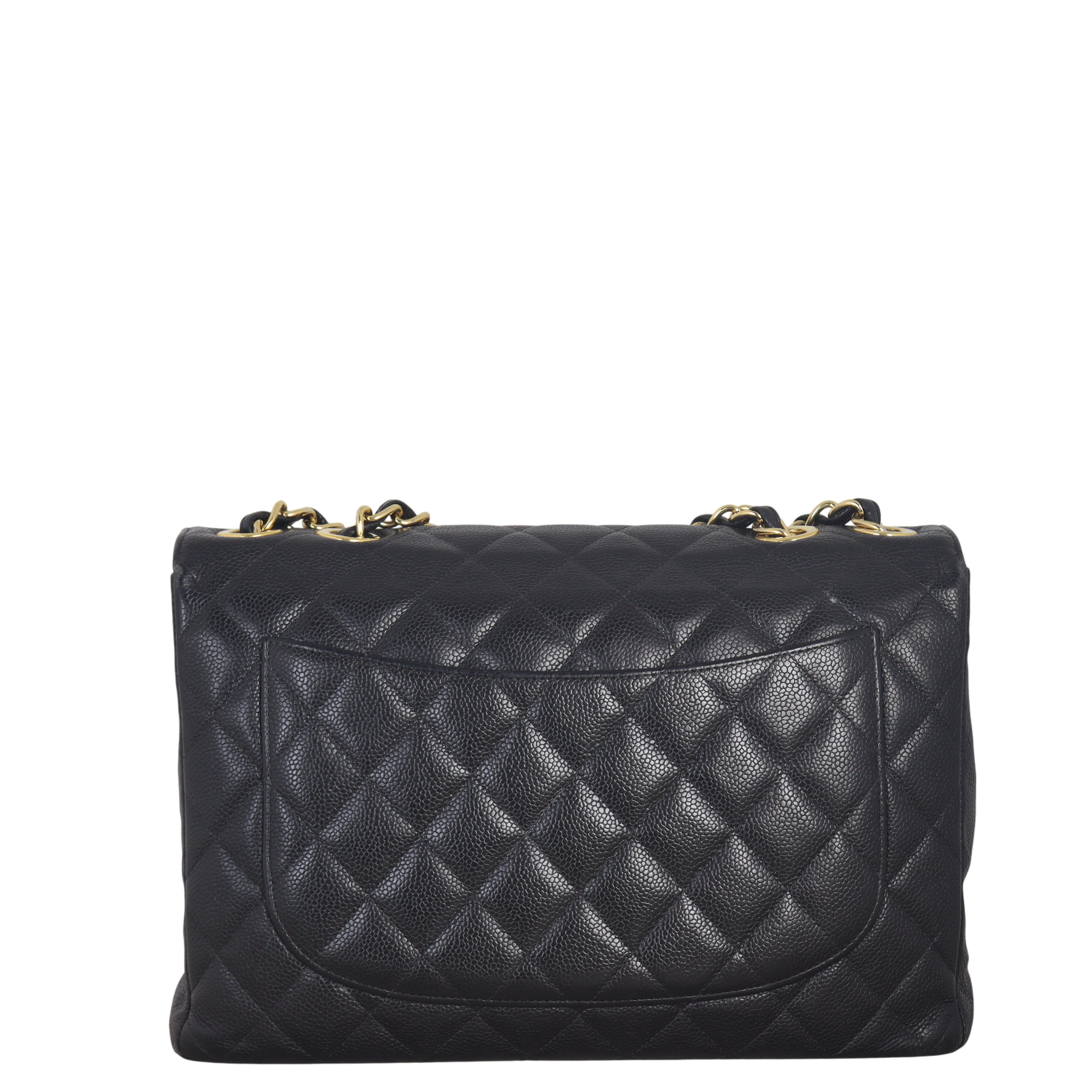 Chanel Classic Single Flap Jumbo Caviar