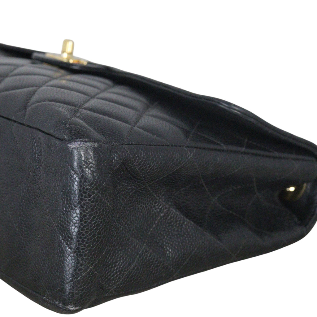 Chanel Classic Single Flap Jumbo Caviar