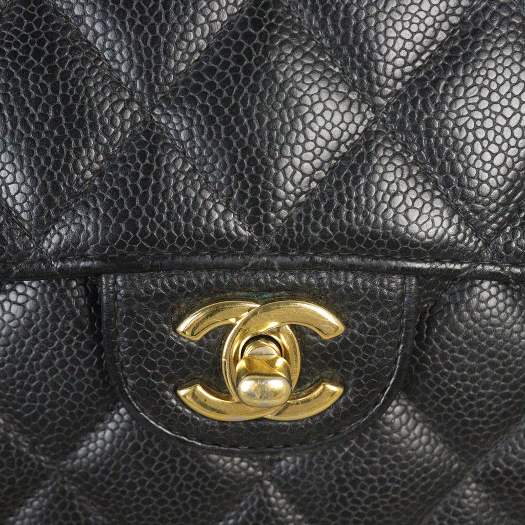 Chanel Classic Single Flap Jumbo Caviar