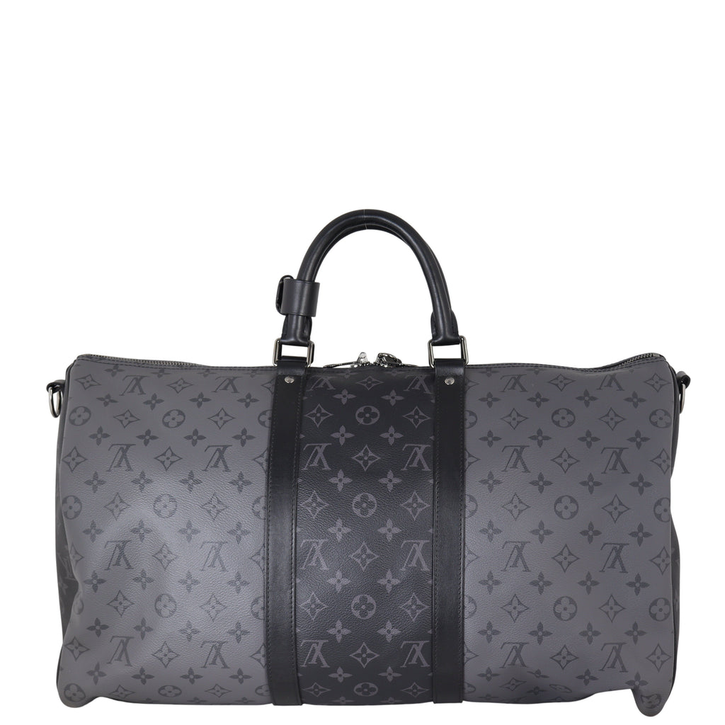 Louis Vuitton Keepall 50 Bandouliere Monogram Eclipse Reverse