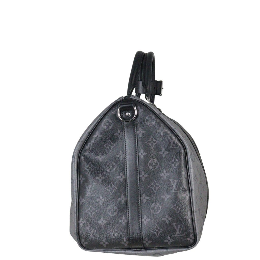 Louis Vuitton Keepall 50 Bandouliere Monogram Eclipse Reverse