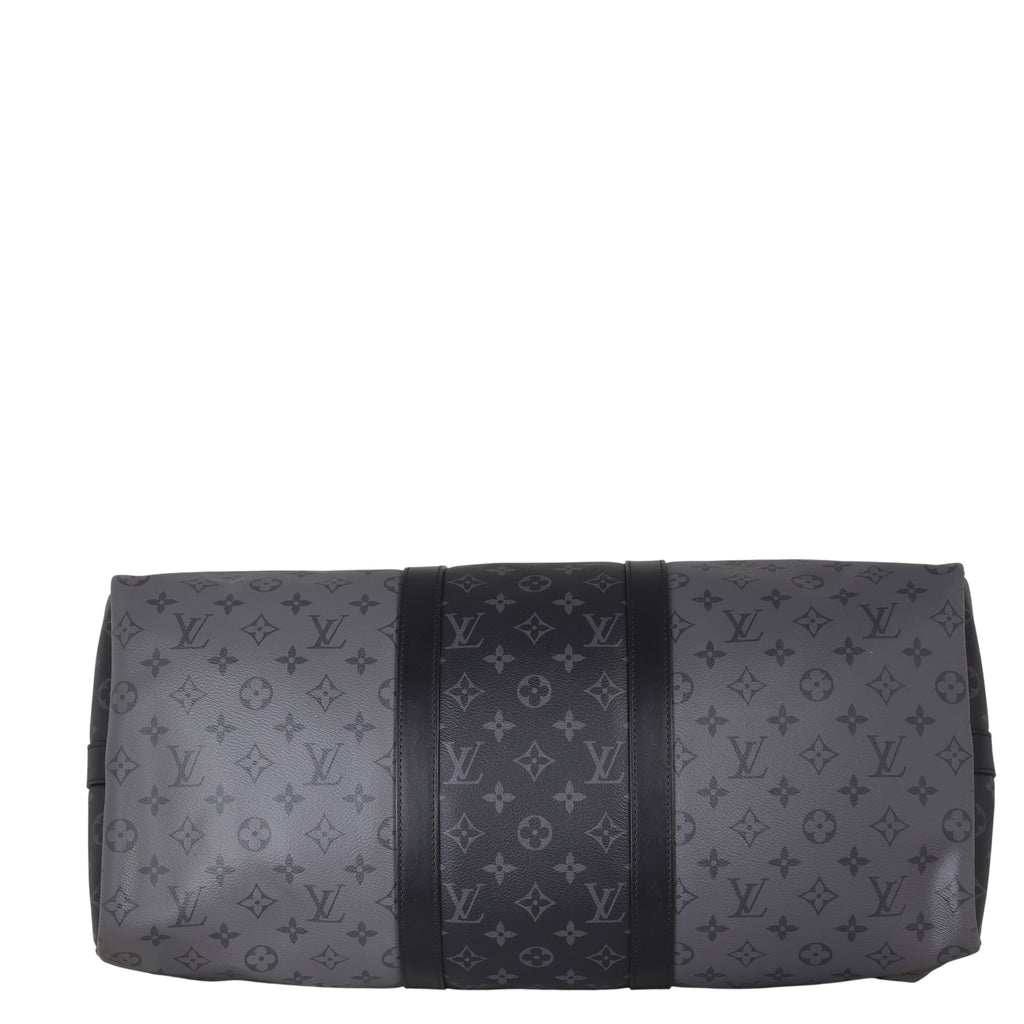 Louis Vuitton Keepall 50 Bandouliere Monogram Eclipse Reverse