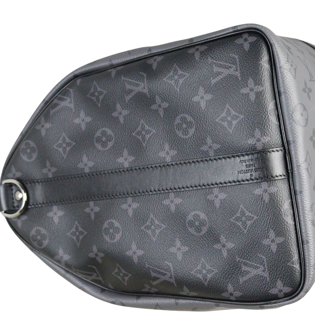 Louis Vuitton Keepall 50 Bandouliere Monogram Eclipse Reverse
