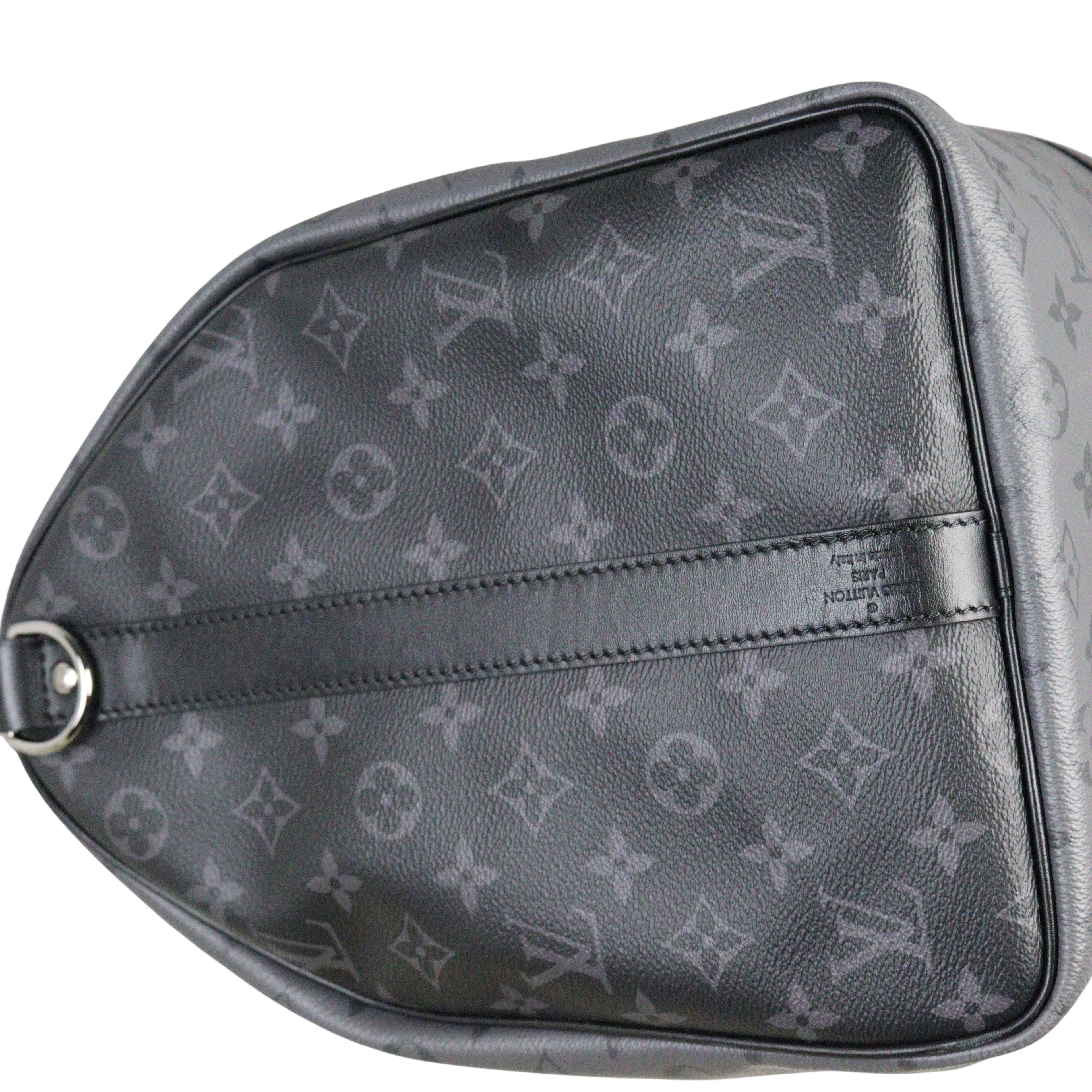 Louis Vuitton Keepall 50 Bandouliere Monogram Eclipse Reverse