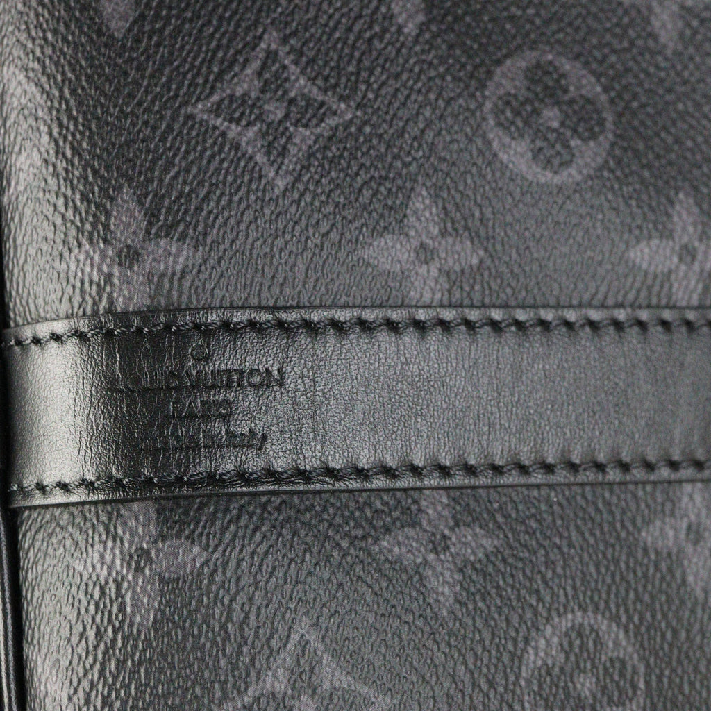 Louis Vuitton Keepall 50 Bandouliere Monogram Eclipse Reverse