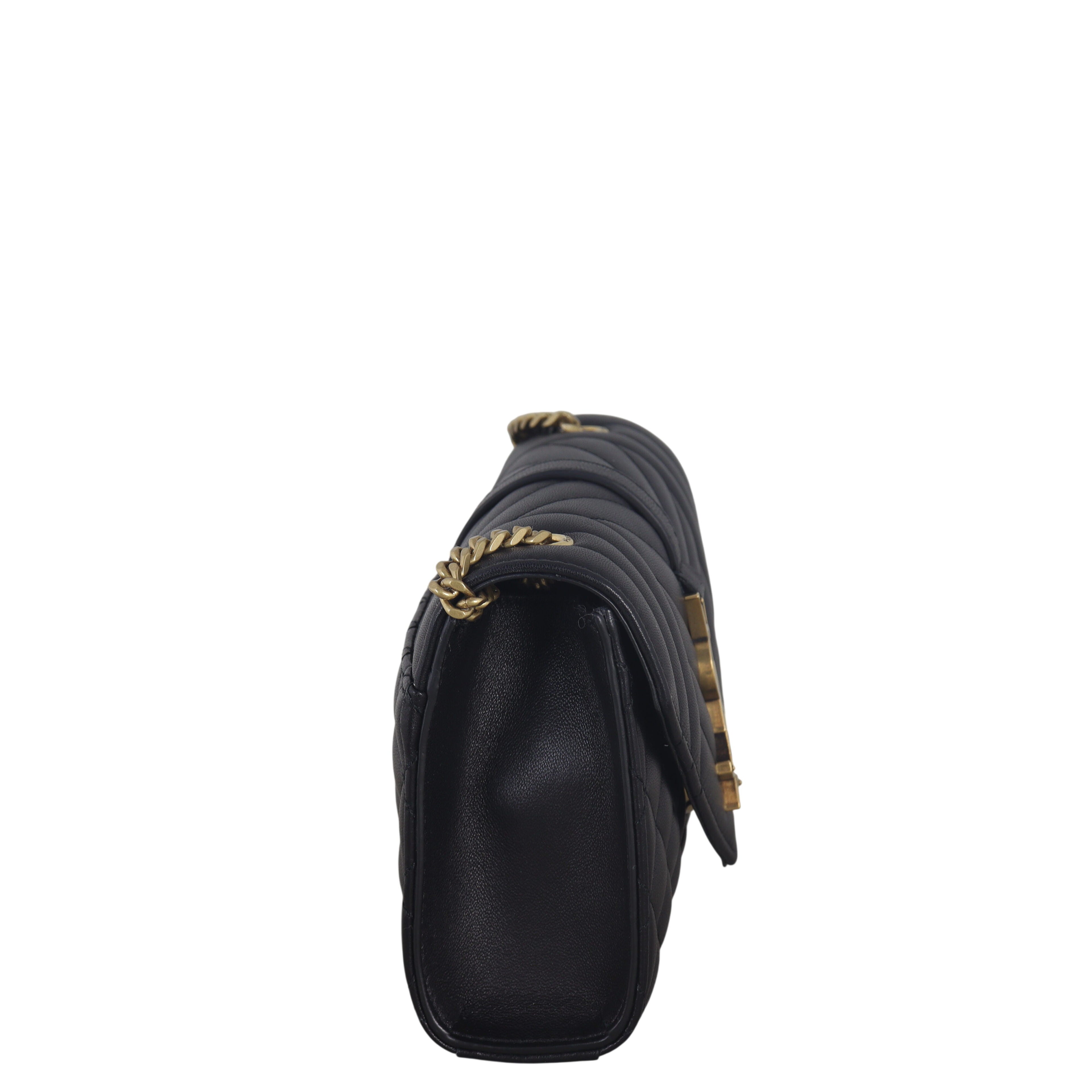 Saint Laurent Monogram Mix Matelasse Envelope Chain Bag Small