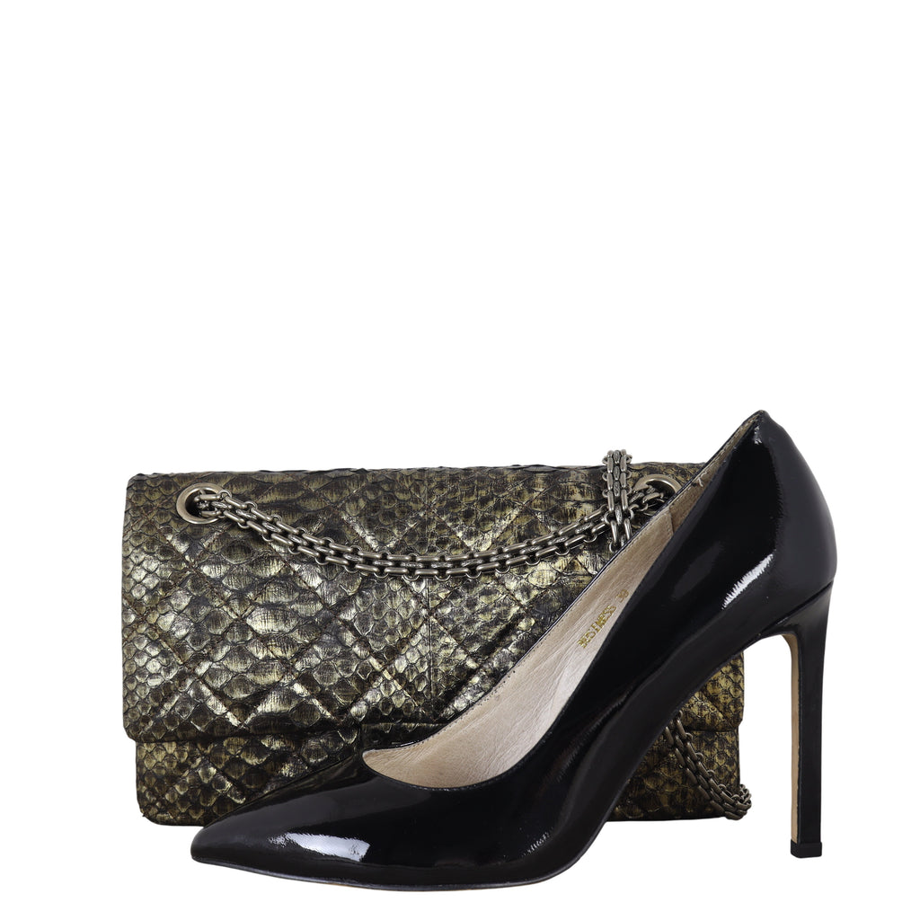 Chanel 2.55 Reissue 225 Double Flap Bag Python