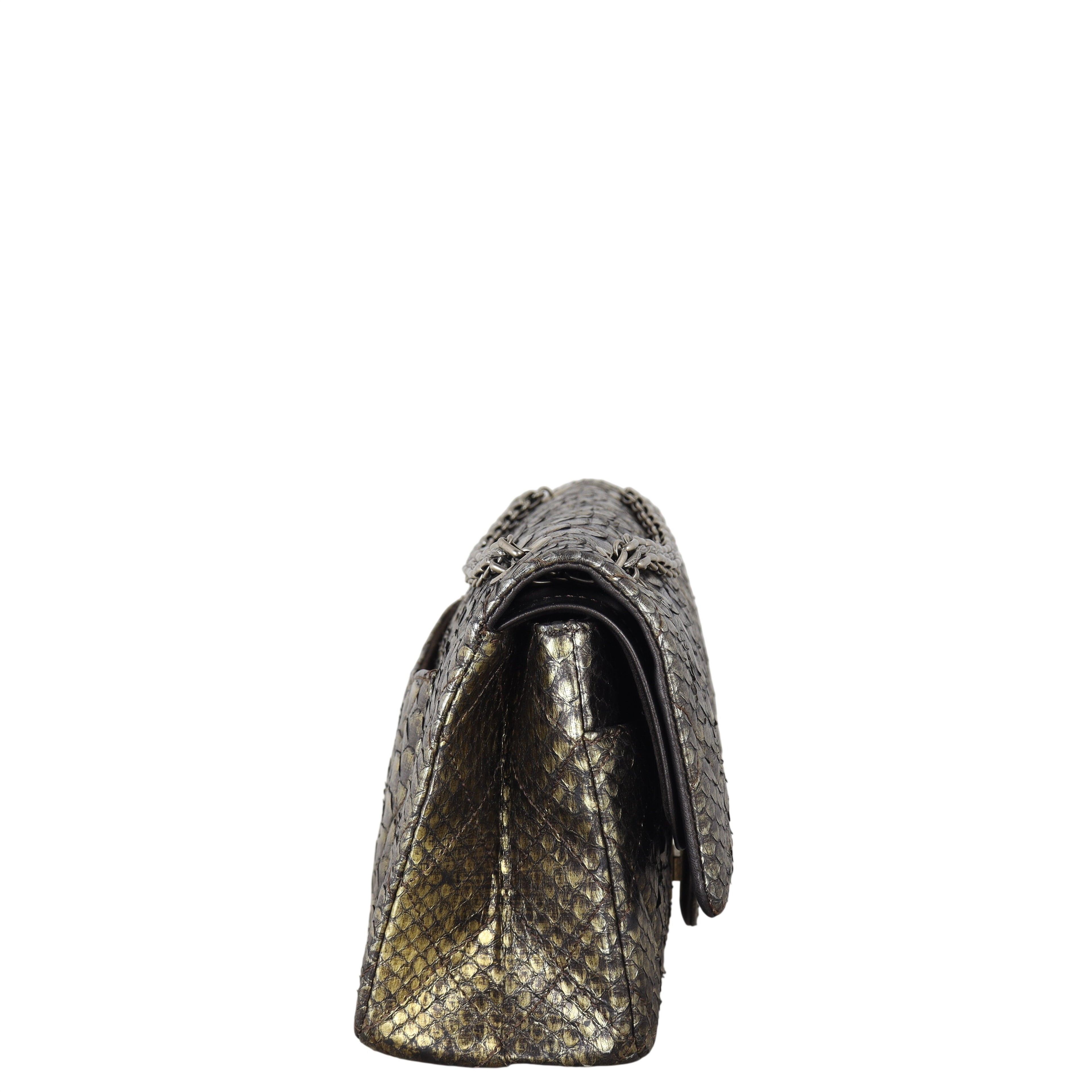 Chanel 2.55 Reissue 225 Double Flap Bag Python