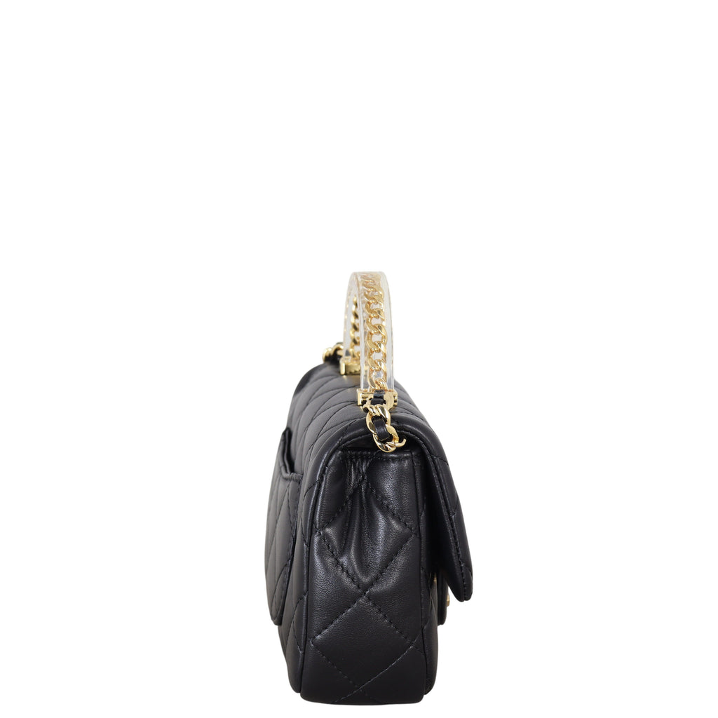 Chanel Chain Top Handle Flap Mini Bag
