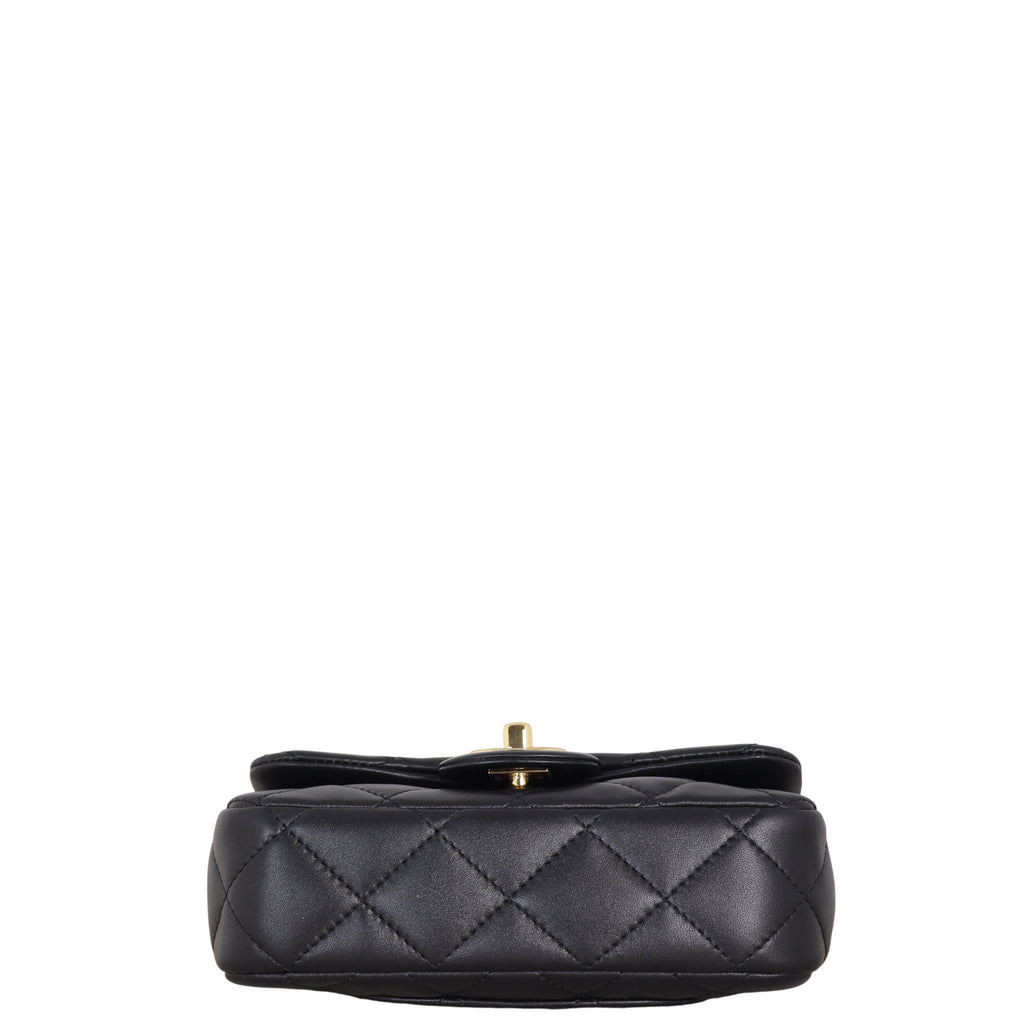 Chanel Chain Top Handle Flap Mini Bag