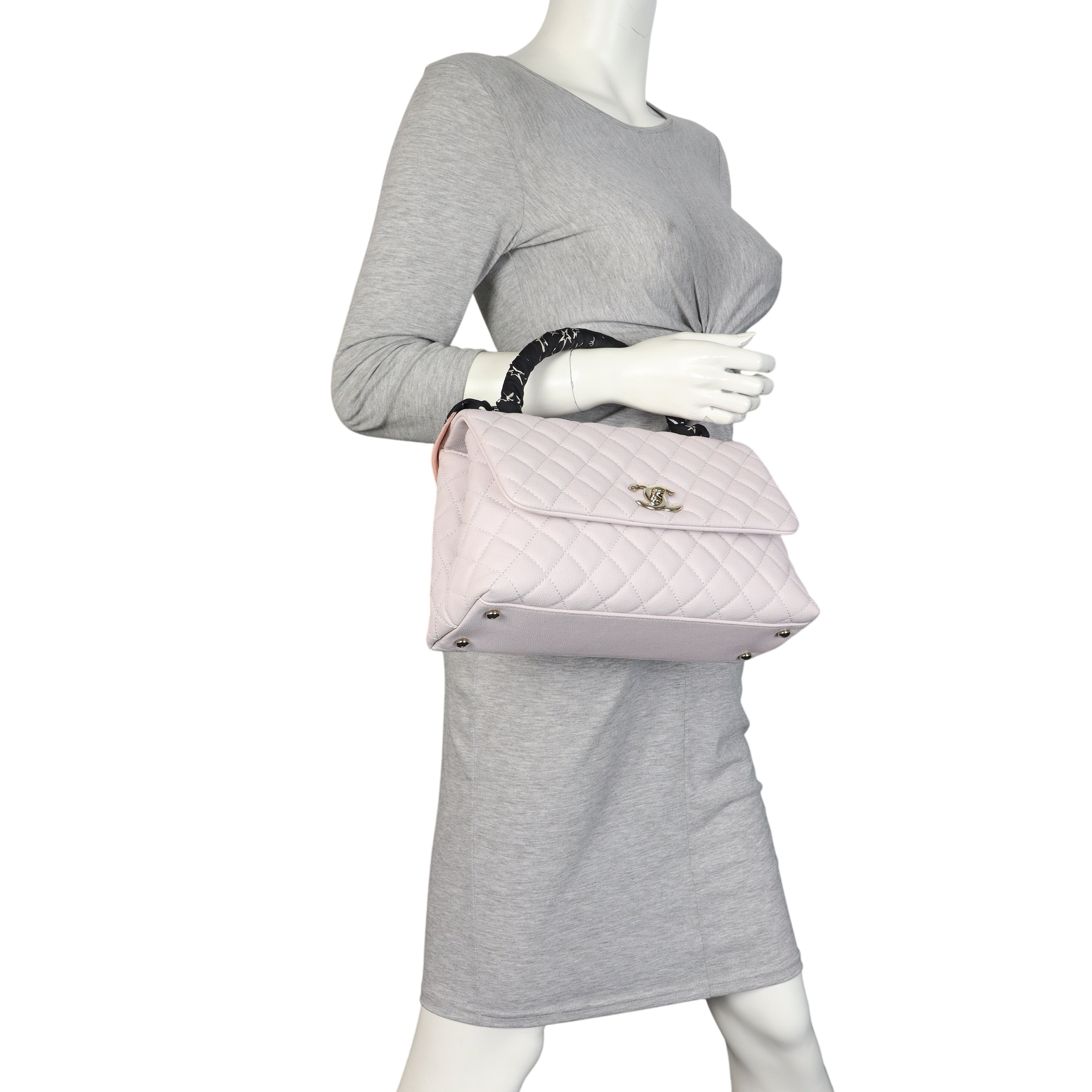 Chanel Coco Top Handle Flap Bag Medium