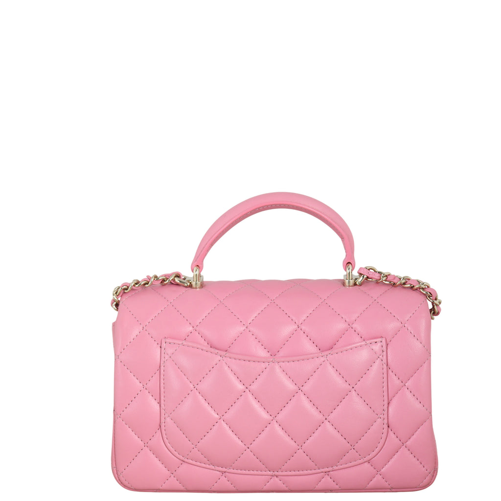 Chanel Classic Flap Mini Rectangular Top Handle Lambskin
