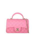 Chanel Classic Flap Mini Rectangular Top Handle Lambskin