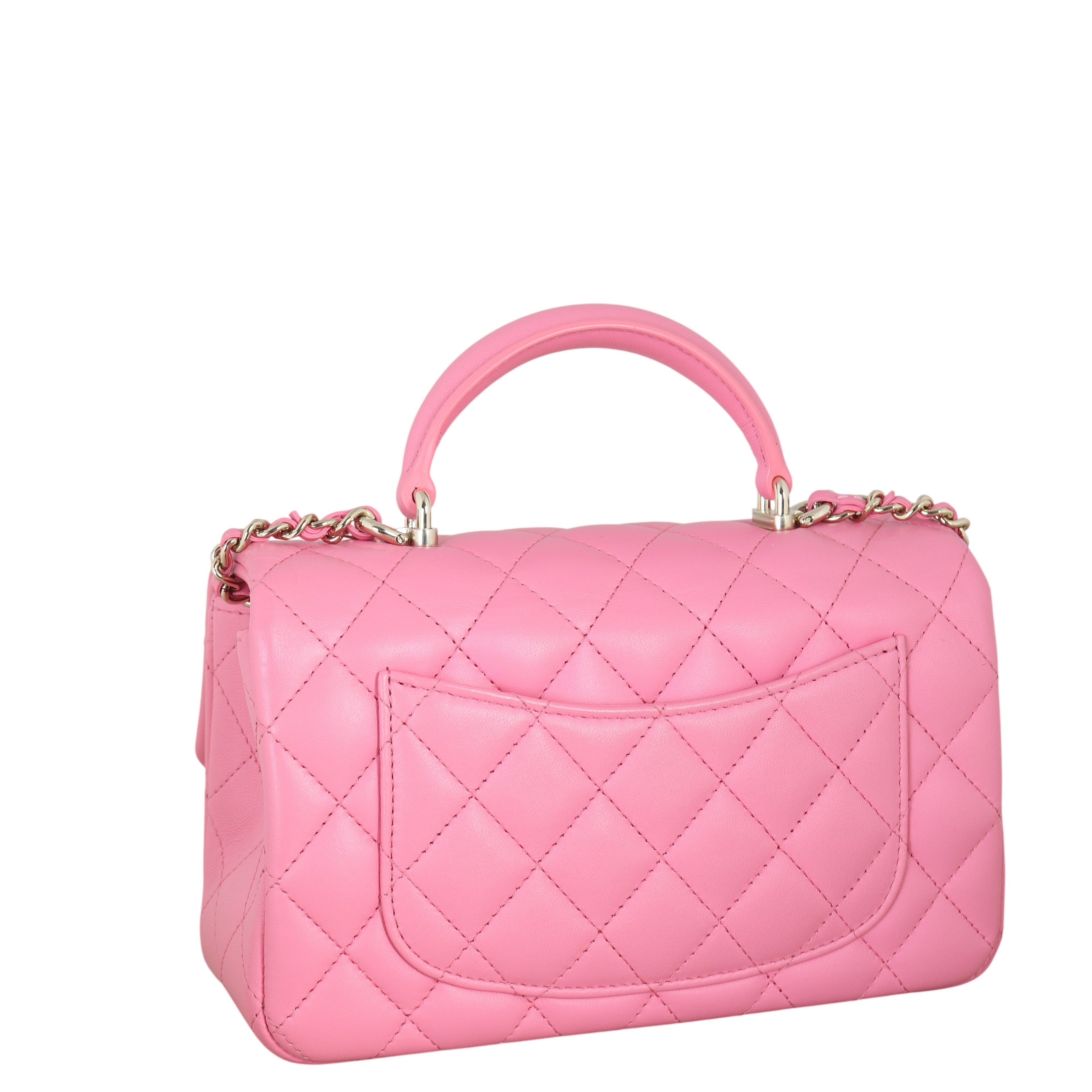 Chanel Classic Flap Mini Rectangular Top Handle Lambskin