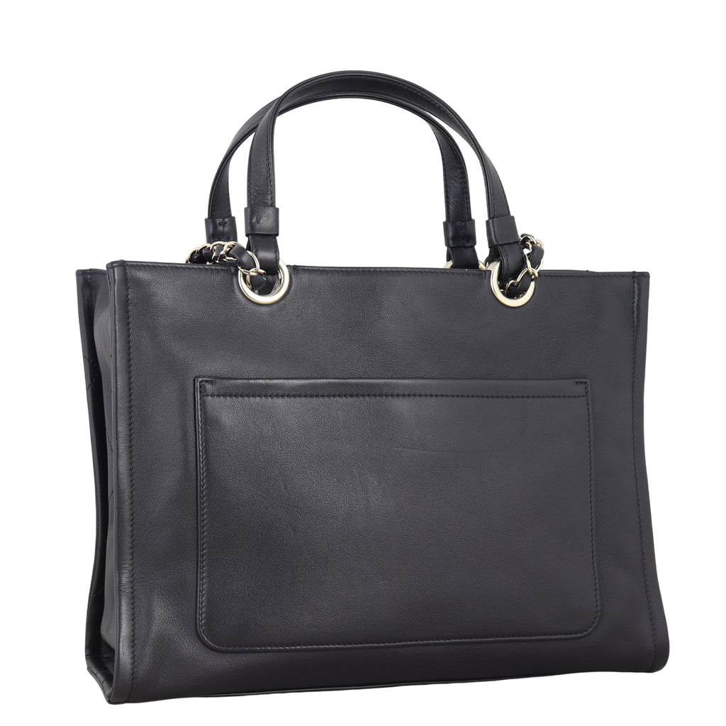 Chanel CC Zip Shopping Tote