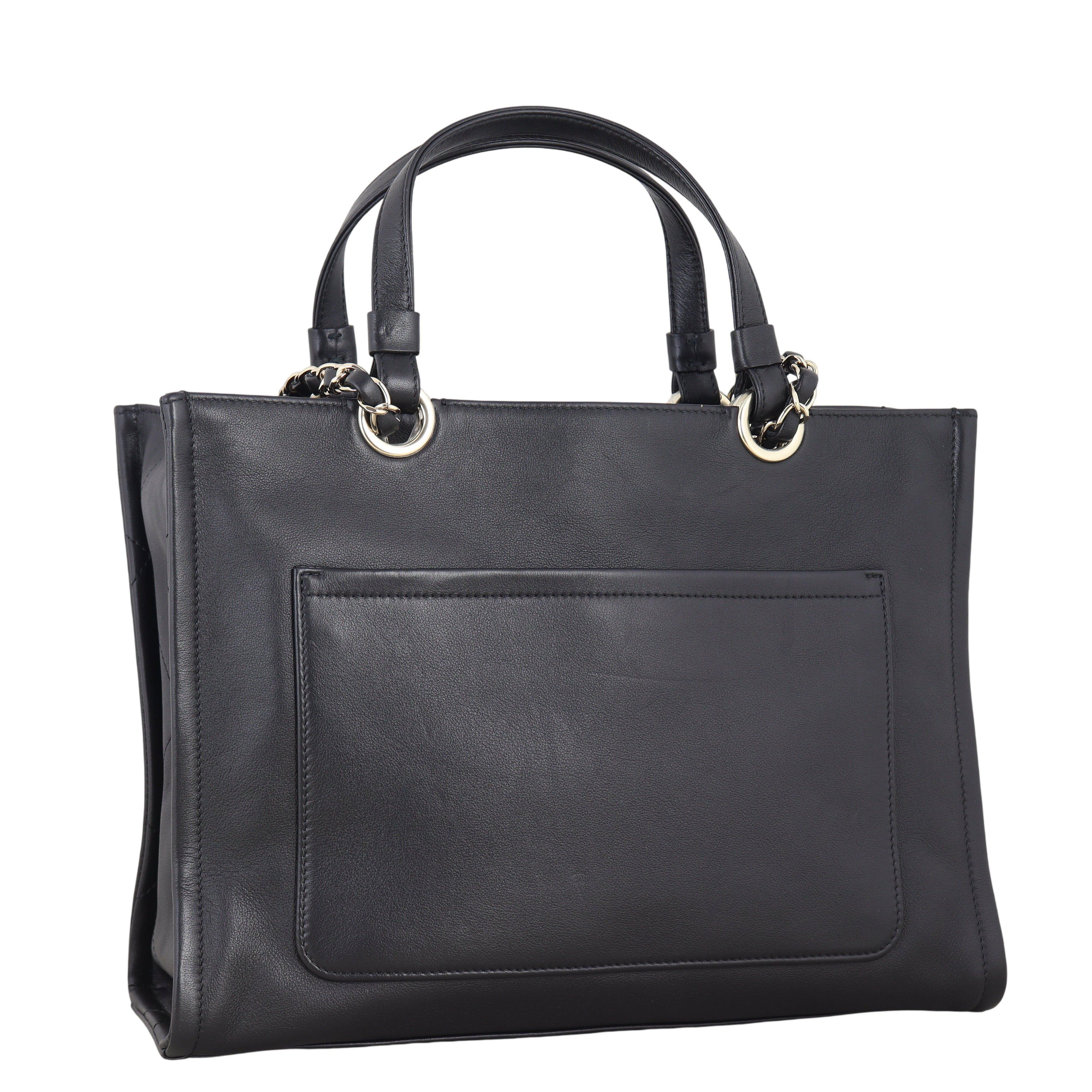Chanel CC Zip Shopping Tote