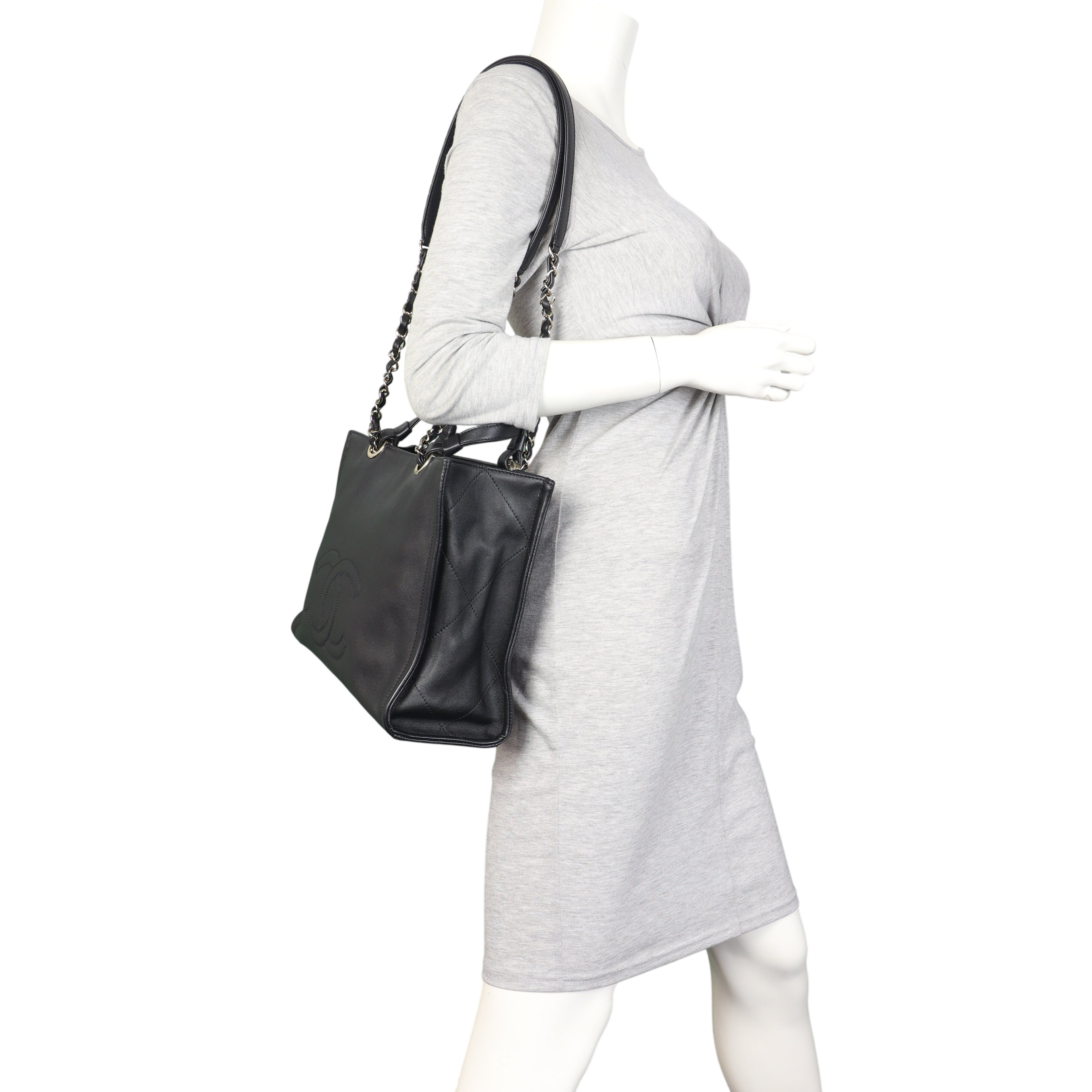 Chanel CC Zip Shopping Tote