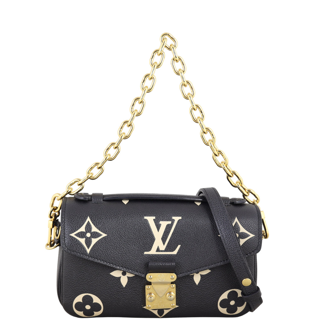 Louis Vuitton Pochette Metis East West Monogram Empreinte Bicolour