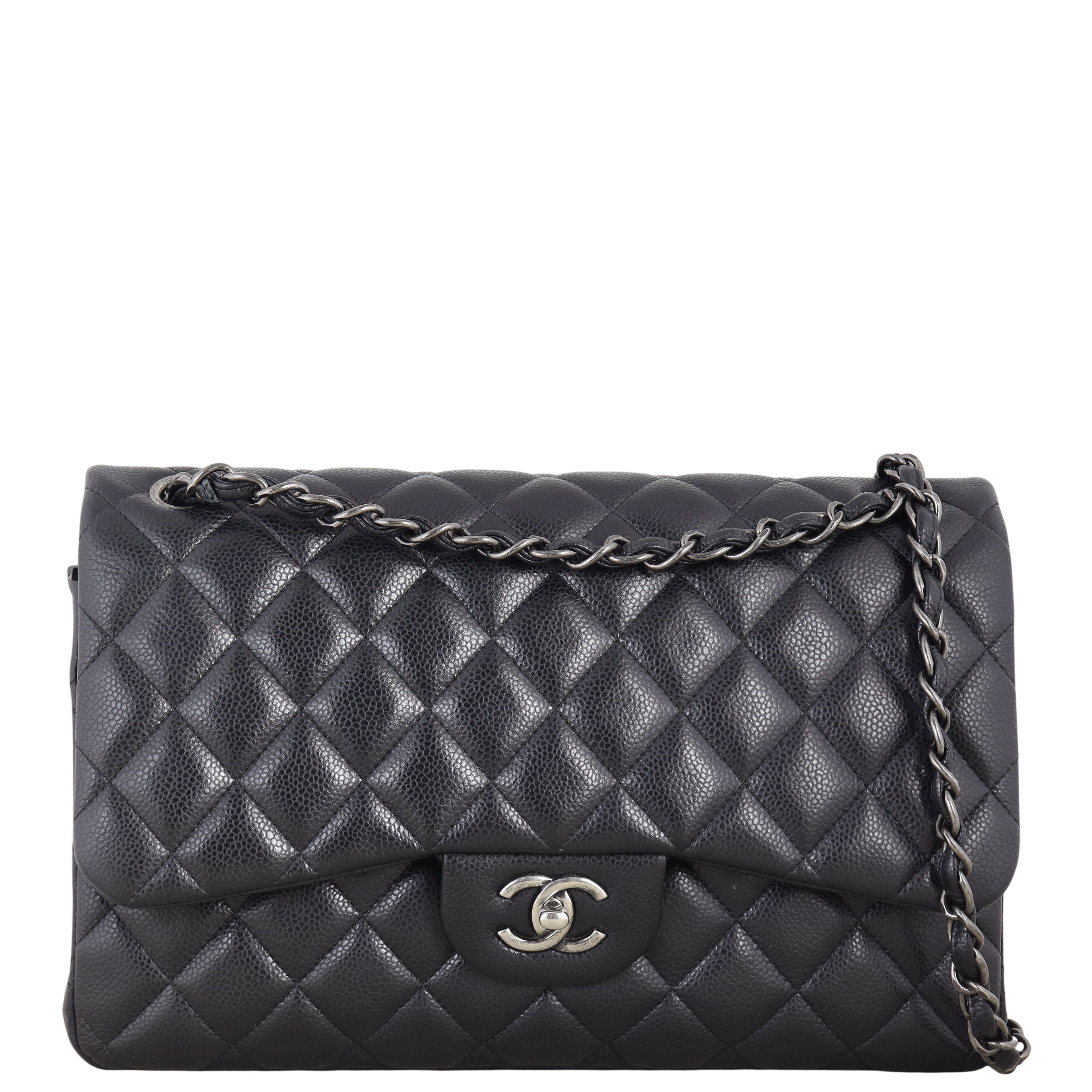 Chanel Classic Double Flap Jumbo Caviar