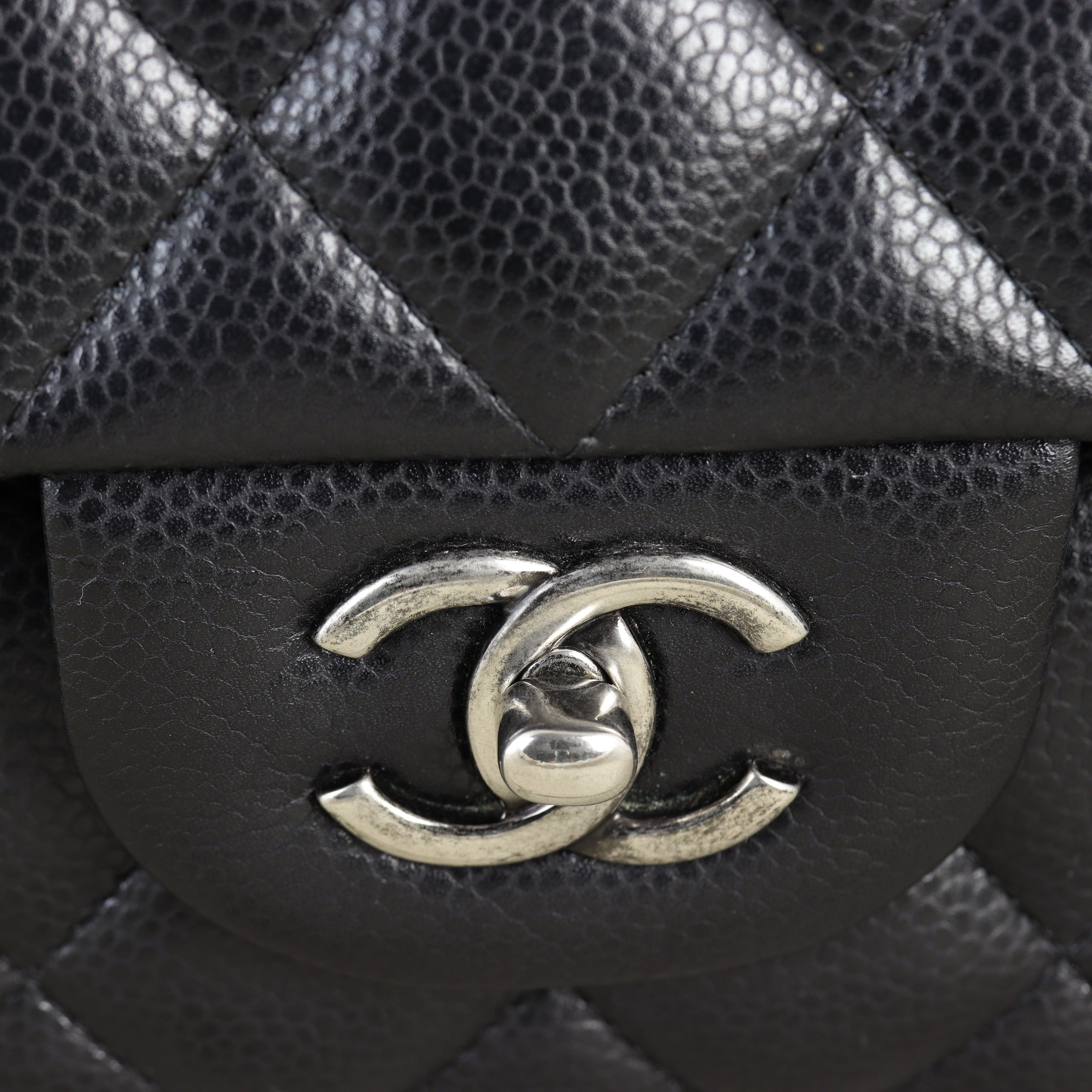 Chanel Classic Double Flap Jumbo Caviar