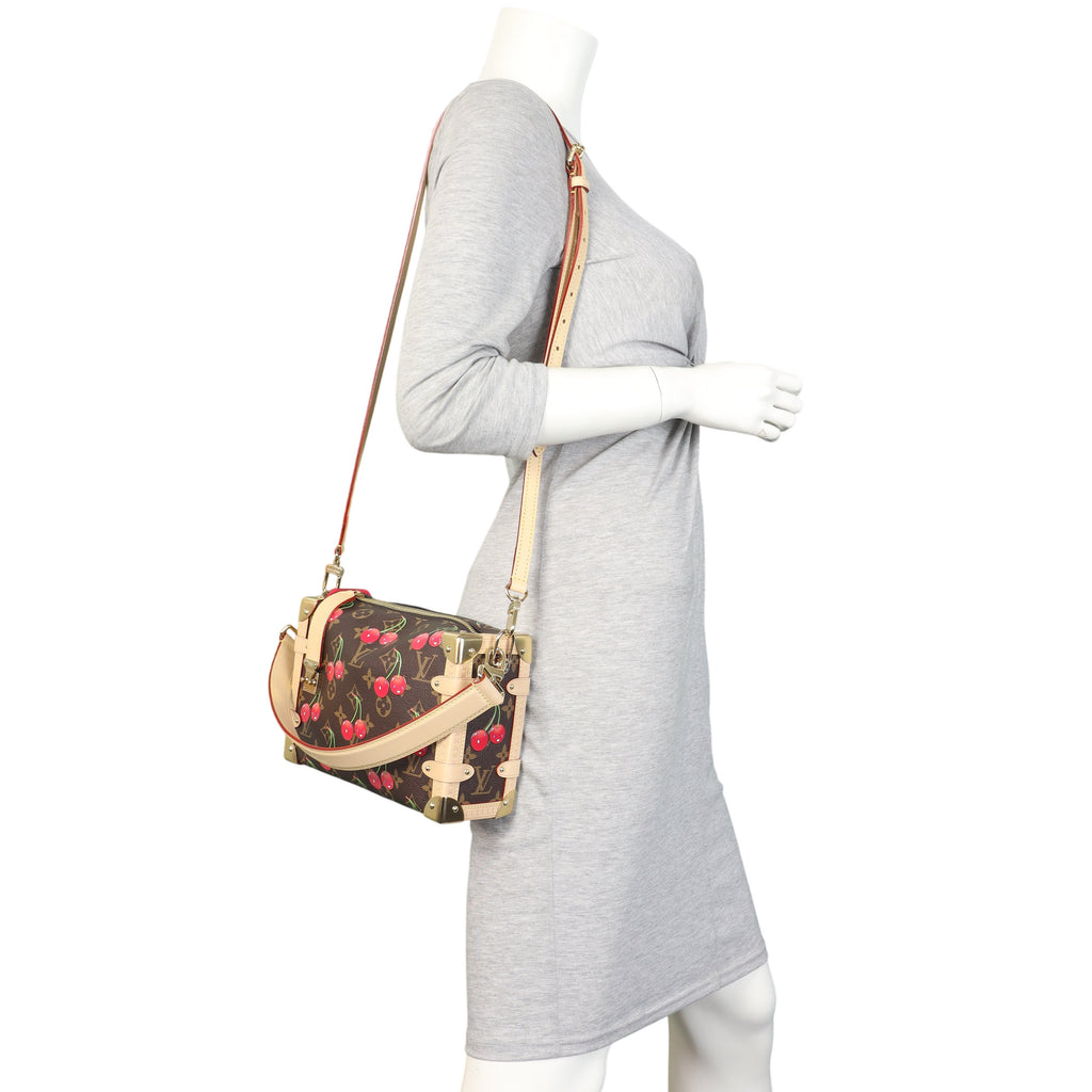 Louis Vuitton x Takashi Murakami Side Trunk MM Monogram Cerises