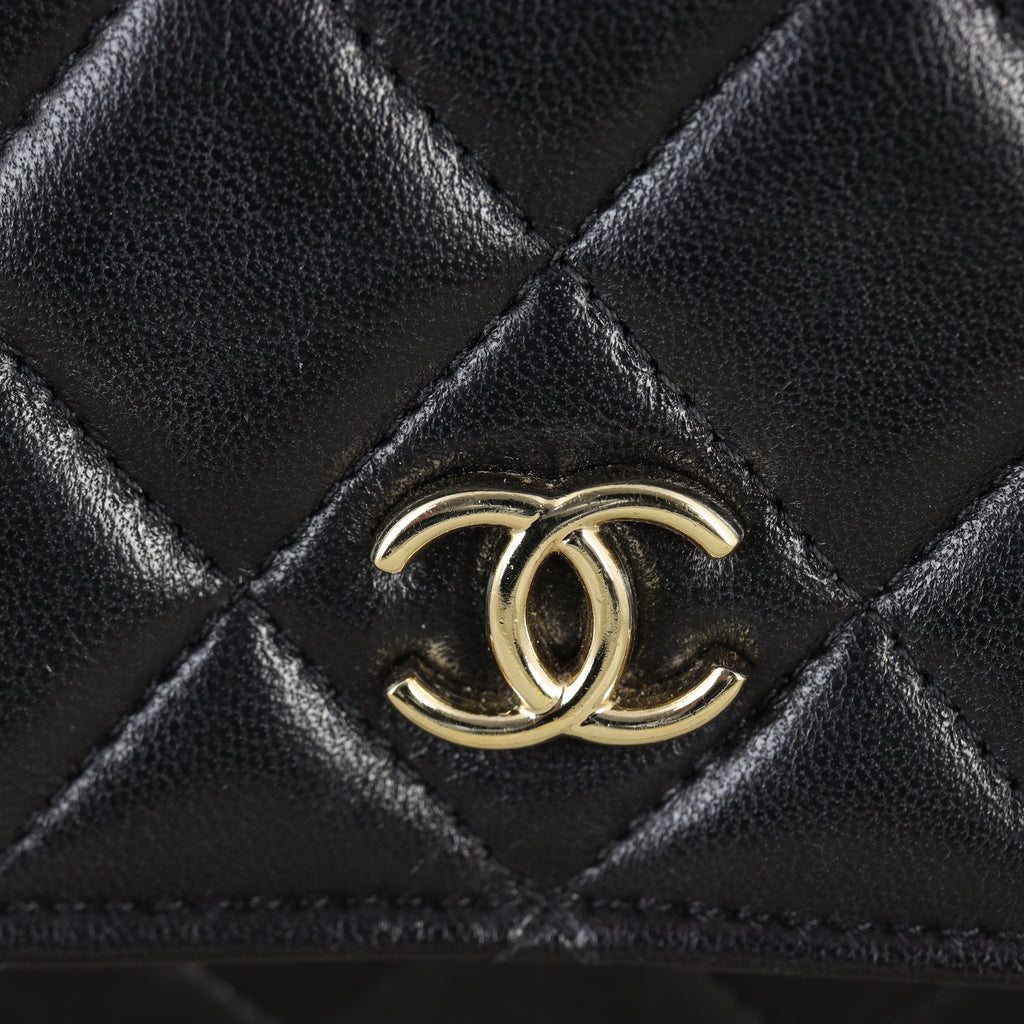 Chanel Classic Wallet on Chain Coco Charms