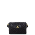 Chanel Vintage Quilted CC Belt Bag