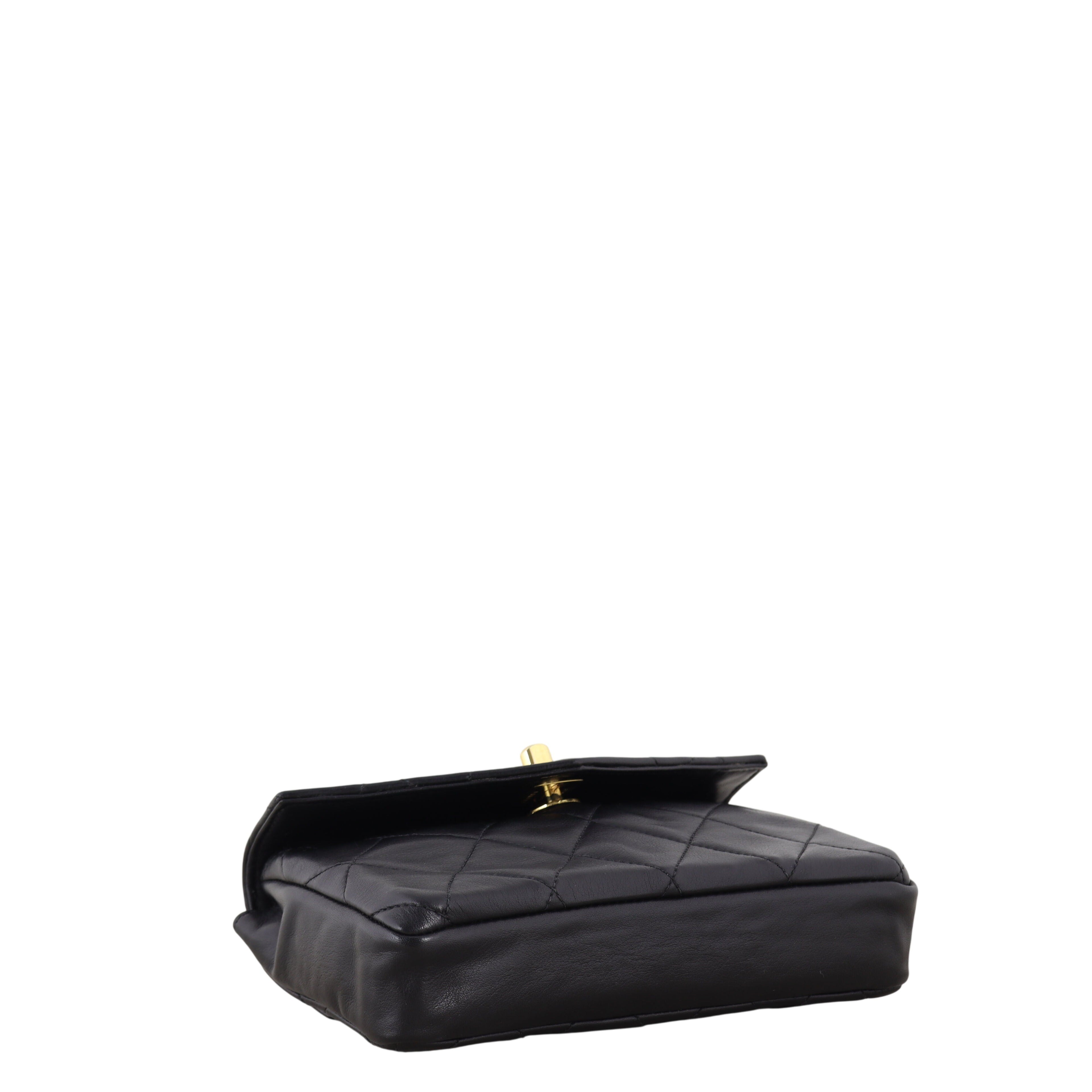 Chanel Vintage Quilted CC Belt Bag