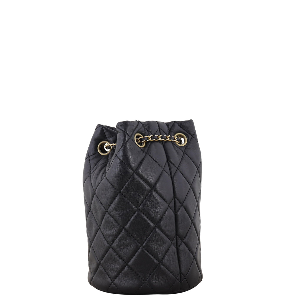 Chanel Pearl Crush Drawstring Bucket Bag