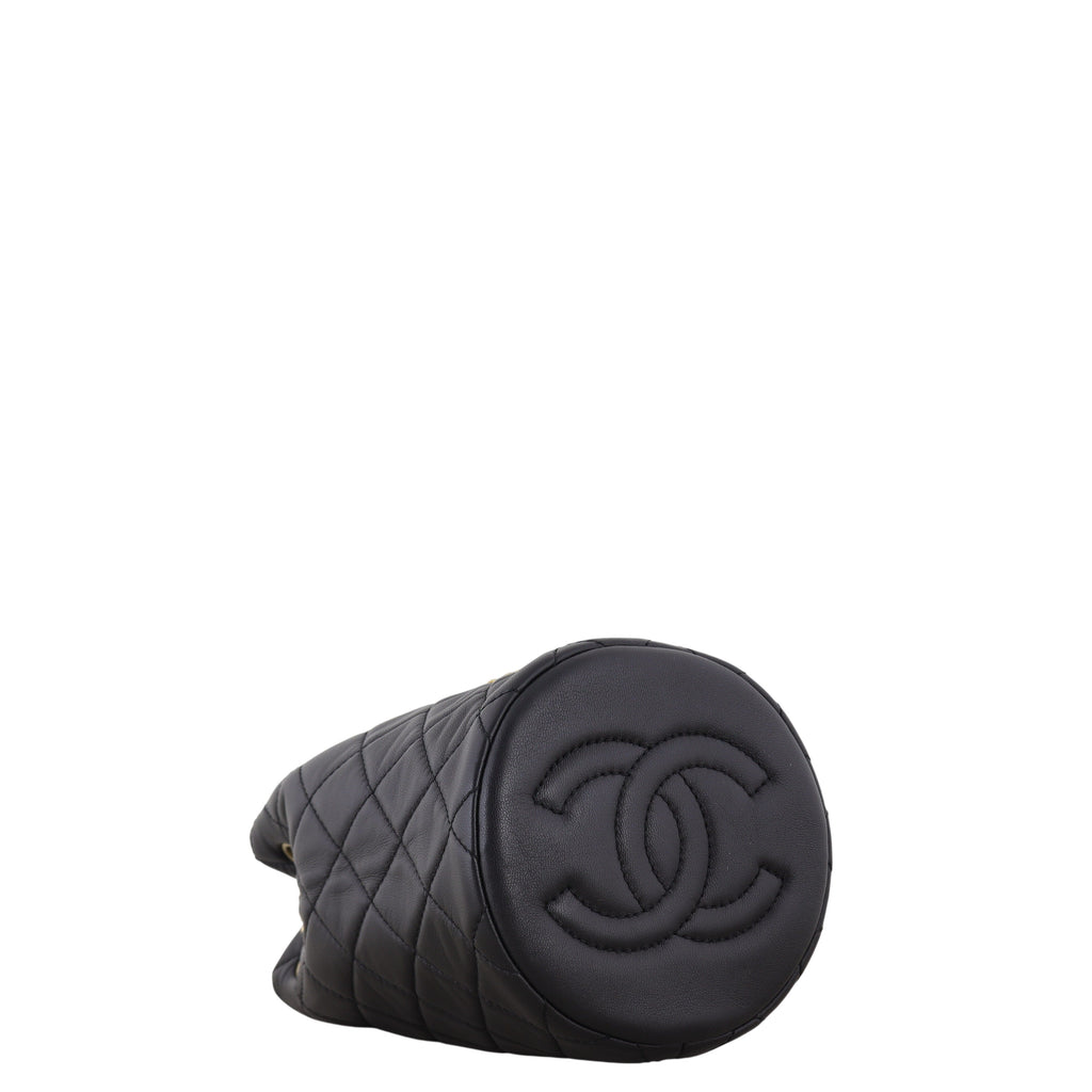 Chanel Pearl Crush Drawstring Bucket Bag