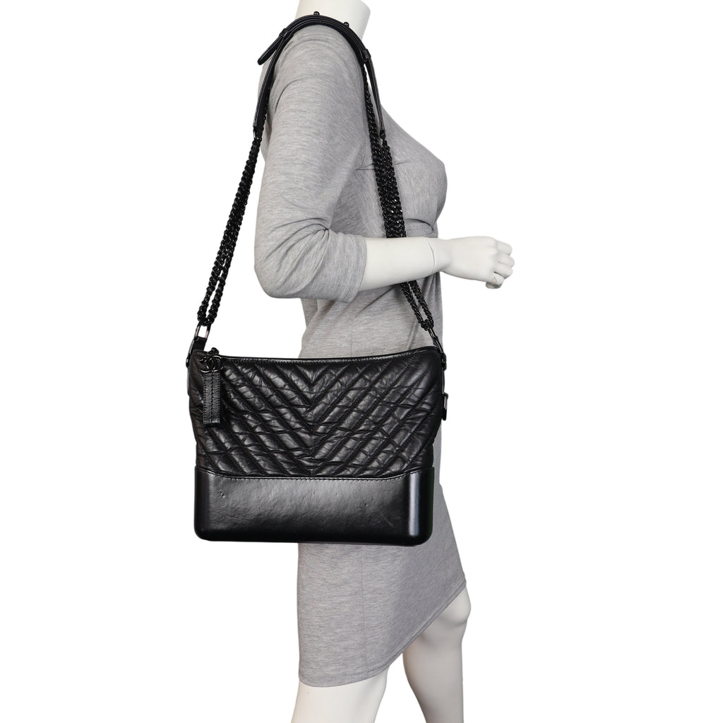 Chanel Gabrielle Hobo Large Chevron