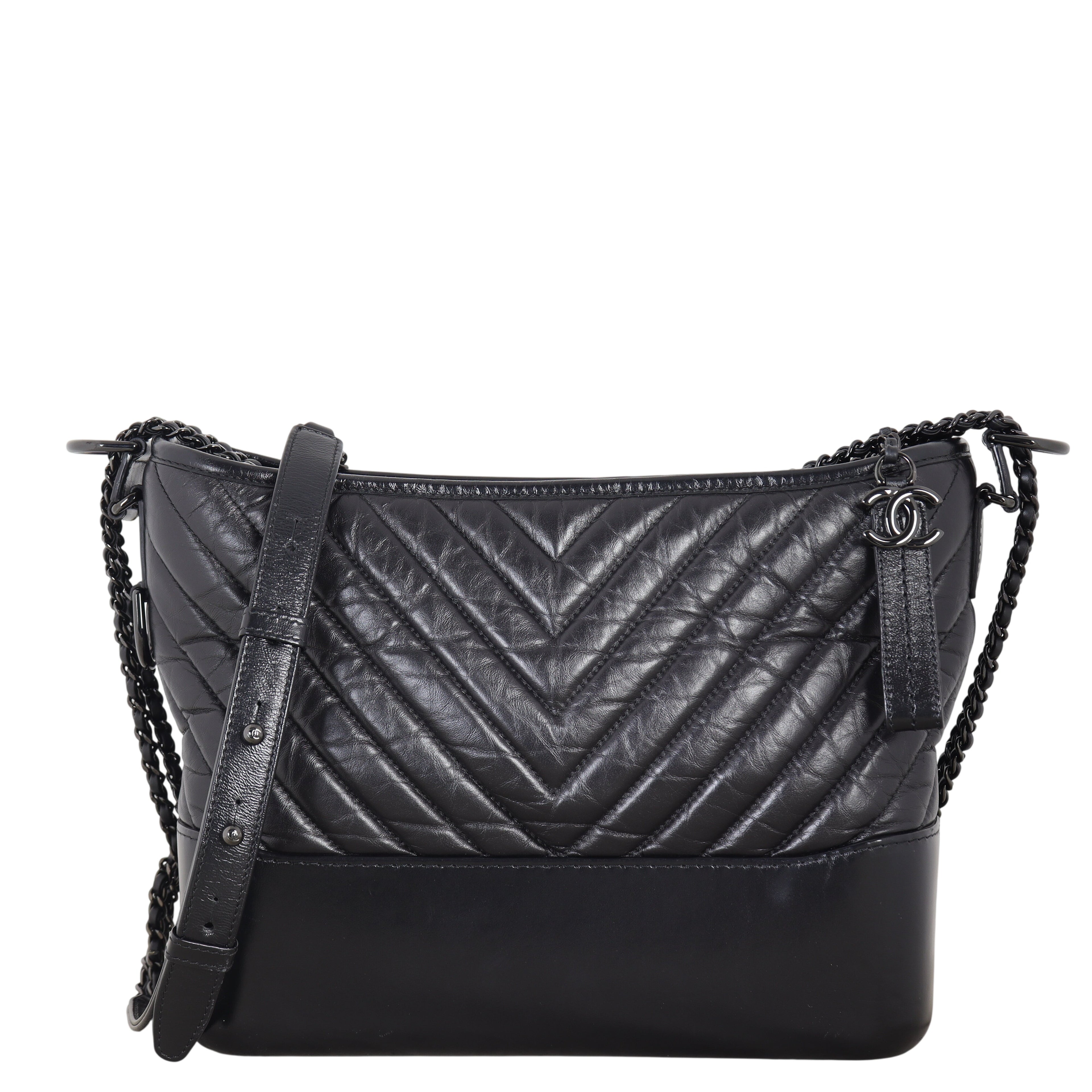 Chanel Gabrielle Hobo Large Chevron