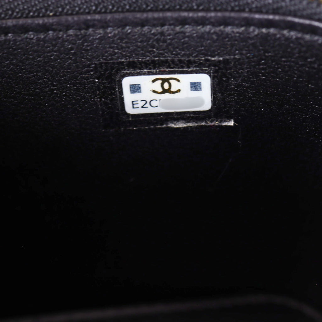 Chanel Enamel CC Vanity Case Chain Bag Mini