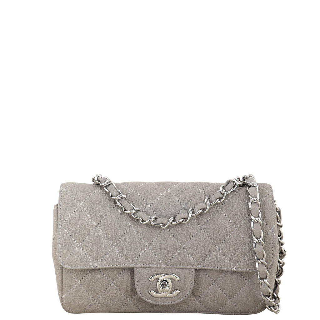 Chanel Classic Flap Mini Rectangular Bag Caviar Nubuck