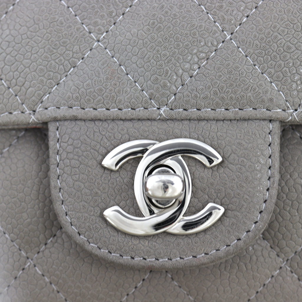 Chanel Classic Flap Mini Rectangular Bag Caviar Nubuck