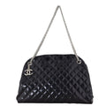 Chanel Just Mademoiselle Bowler Bag Patent