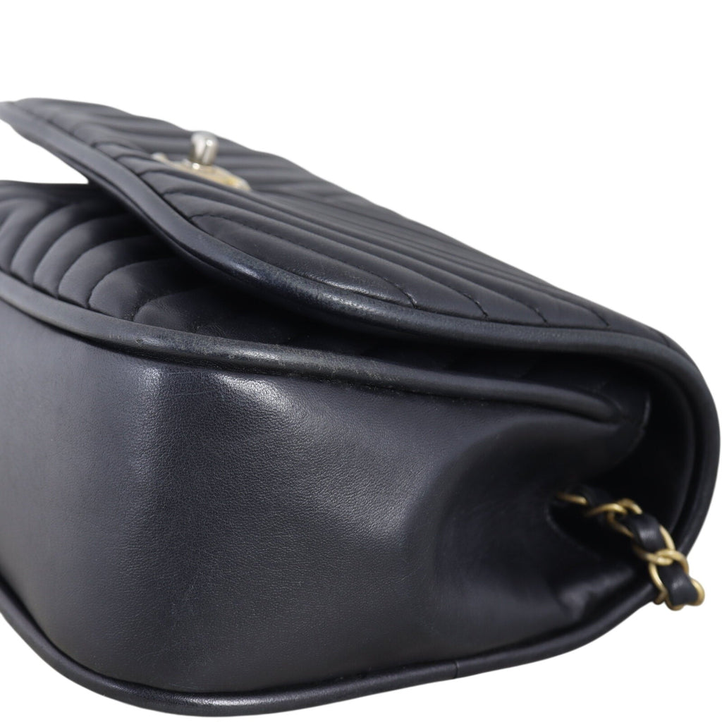 Chanel Chevron Top Handle Bag