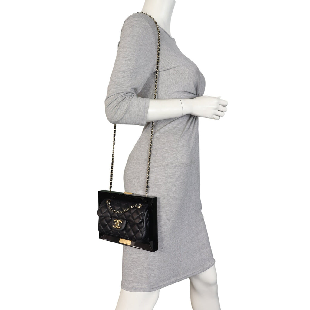 Chanel Plexiglass Framed Flap Bag