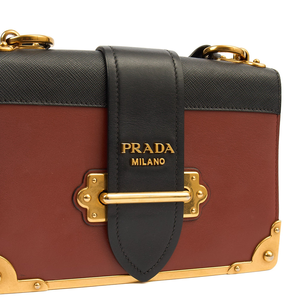 Prada Shoulder Bag Cahier  in Multi, Calfskin