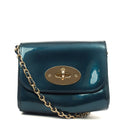 Mulberry Mini Bag Lily - Mini  in Blue, Patent Leather