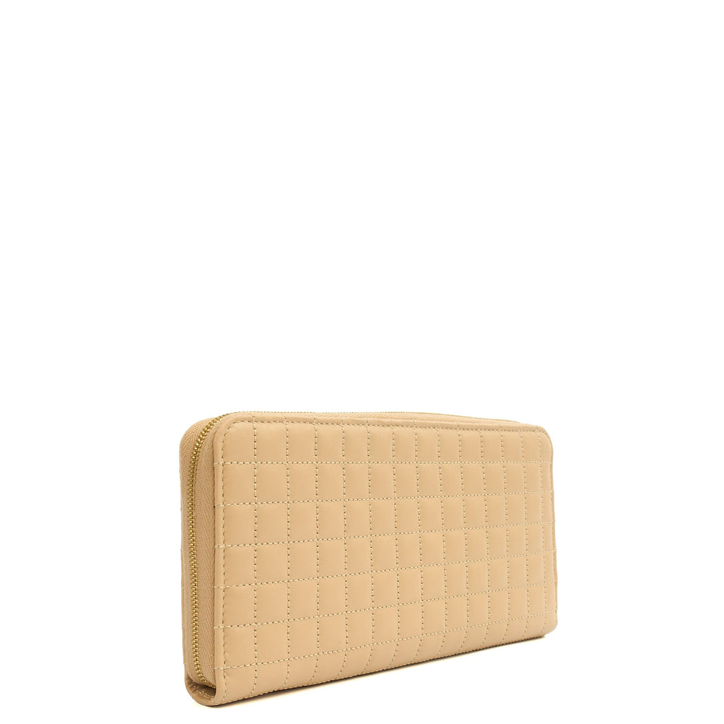 Celine Wallet in Cream, Leather