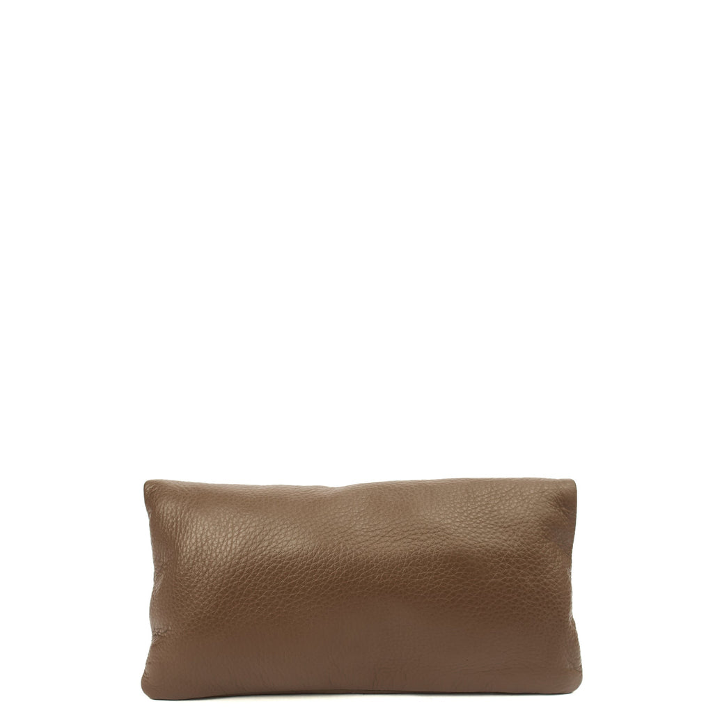 Mulberry Clutch Daria Pouch in Clay, Calfskin Leather