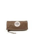 Mulberry Clutch Daria Pouch in Clay, Calfskin Leather
