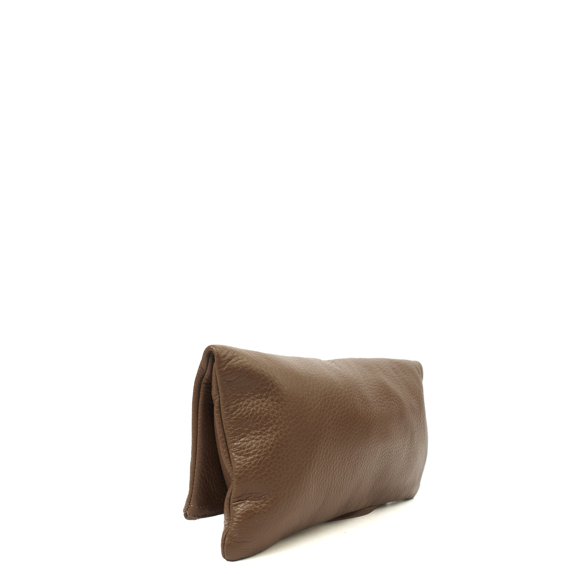 Mulberry Clutch Daria Pouch in Clay, Calfskin Leather