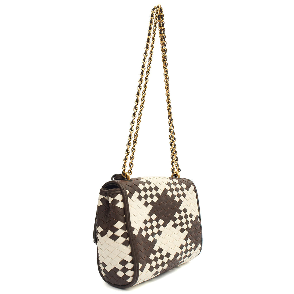 Mulberry Shoulder Bag Lily in Brown, Calfskin Leather