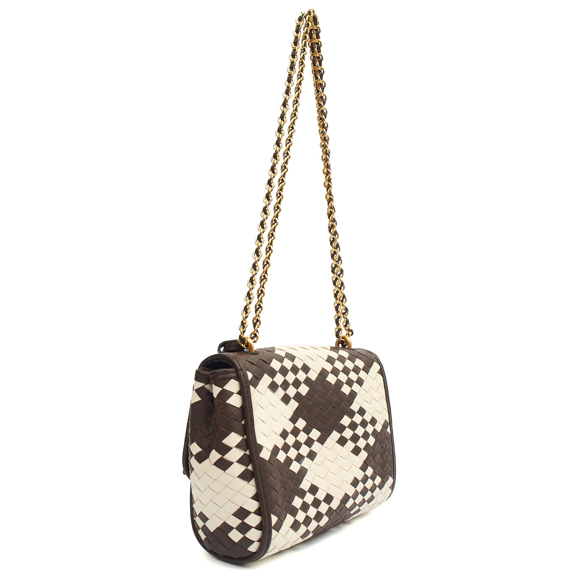 Mulberry Shoulder Bag Lily in Brown, Calfskin Leather