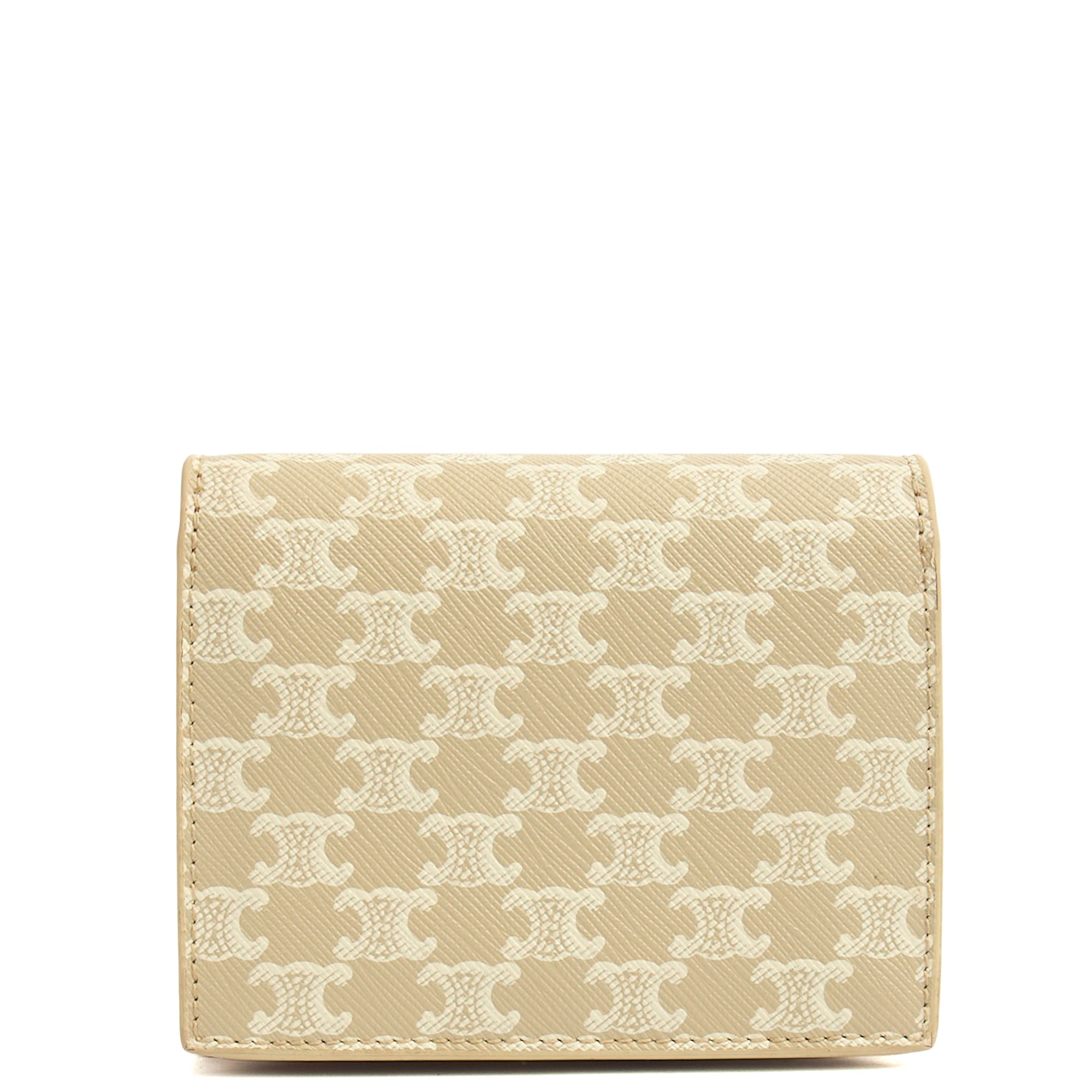 Celine Wallet in Brown, Box Calfskin