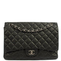 Chanel Shoulder Bag Classic Single Flap - Maxi in Black, Lambskin Leather