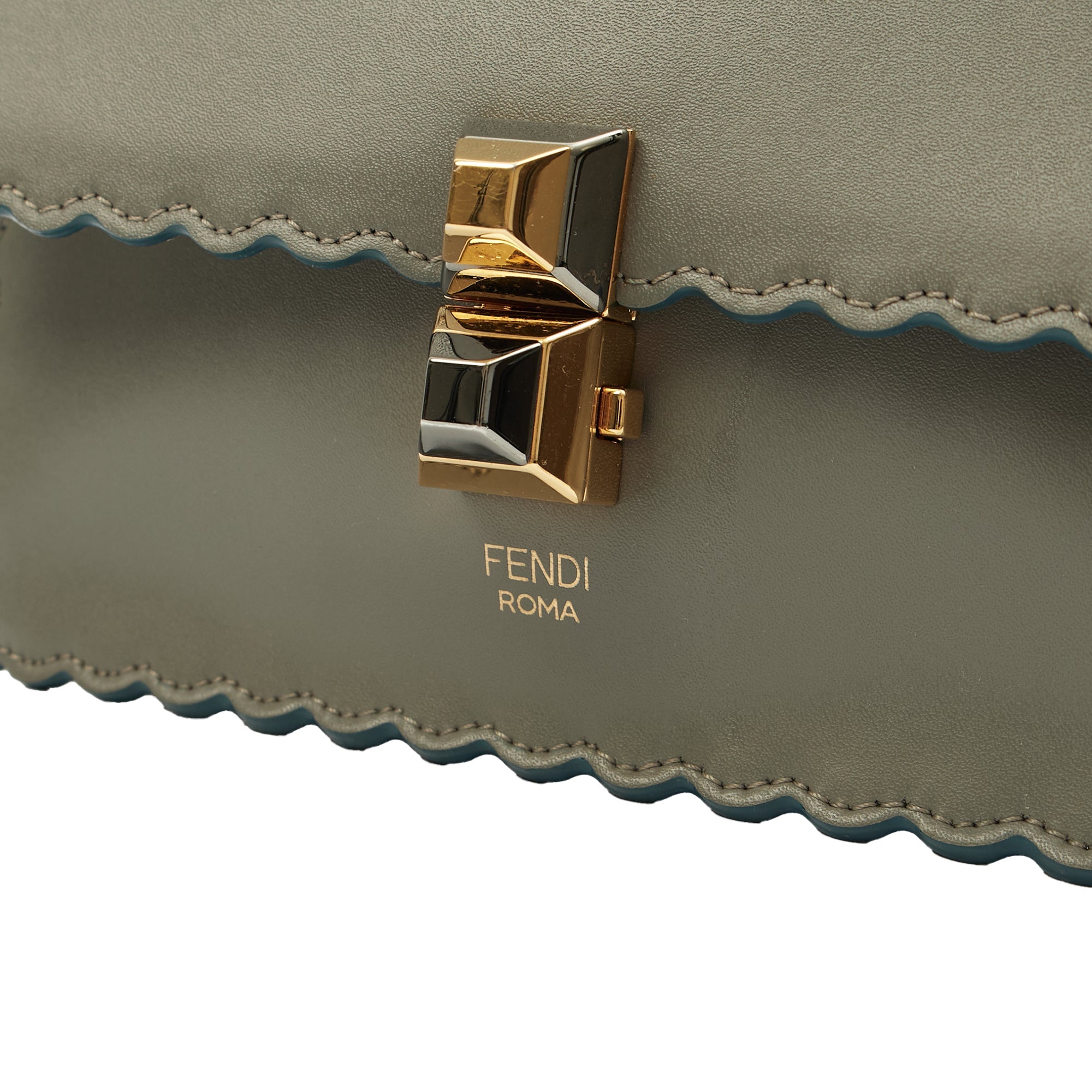 Fendi Cross Body Kan I - Small in Blue, Leather