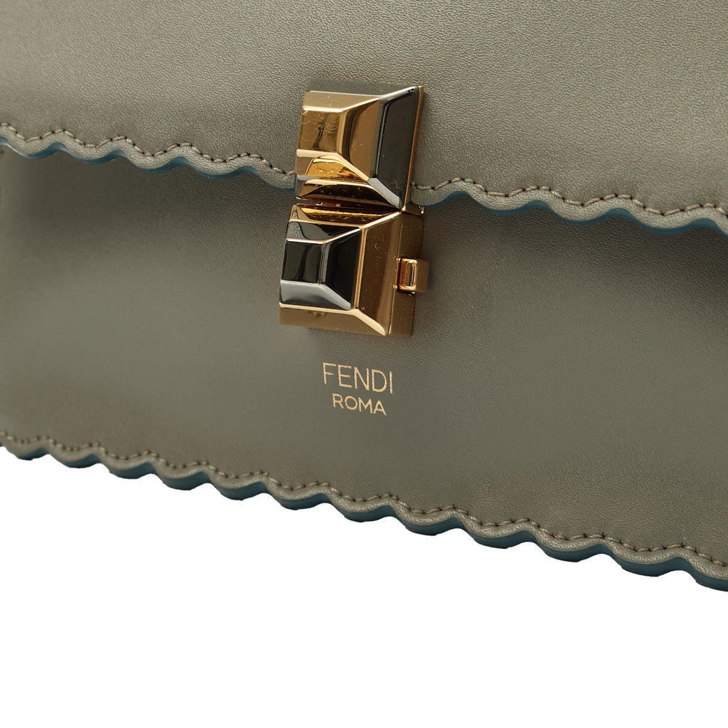 Fendi Cross Body Kan I - Small in Blue, Leather